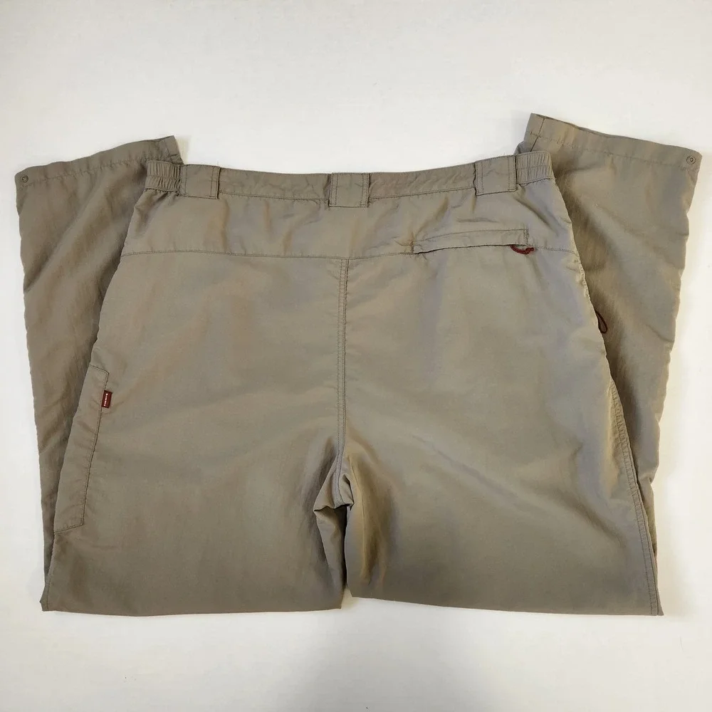 SIMMS Cor3 Fishing Guide‎ Pants Mens Tan Nylon Cargo XXL *FLAW